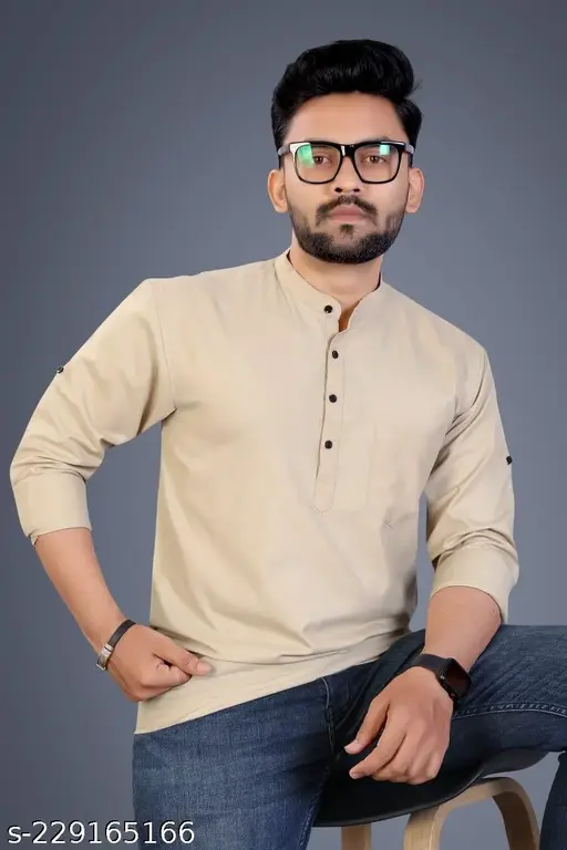 Casual Kurta with a touch of QuicKart.